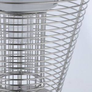 Lampe Solaire Anti-Moustiques 26x26x37mm LED Extérieure en Acier Inoxydable, Piège à Insectes Électrique Non Toxique - Product Image 3