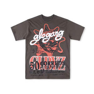 Glo Gang <span class=keywords><strong>Boyz</strong></span> Worldwide T-Shirt 100% coton à manches courtes American Graffiti Printed Customizable for Men Women Knitted Fabric - Product Image 3