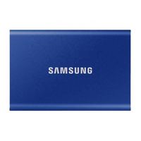 SSD Portabel Original Type-C USB 3.2 Mobile Solid State Drive (PSSD) T7 Biru Abu-abu NVMe Kecepatan Transfer 1050MB/s 1TB 2TB 4TB