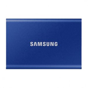 Disque SSD mobile original Type-C USB 3.2 (PSSD) T7 bleu gris NVMe, vitesse de transfert 1050 Mo/s, 1 To, 2 To, 4 To, SSD portable - Product Image 2