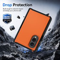 Étui de protection 3-en-1 pour Samsung Z Fold 8/7/Fold8 Ultra, coque arrière rigide antichoc pliable pour Galaxy Z Flip 7/Flip 8
