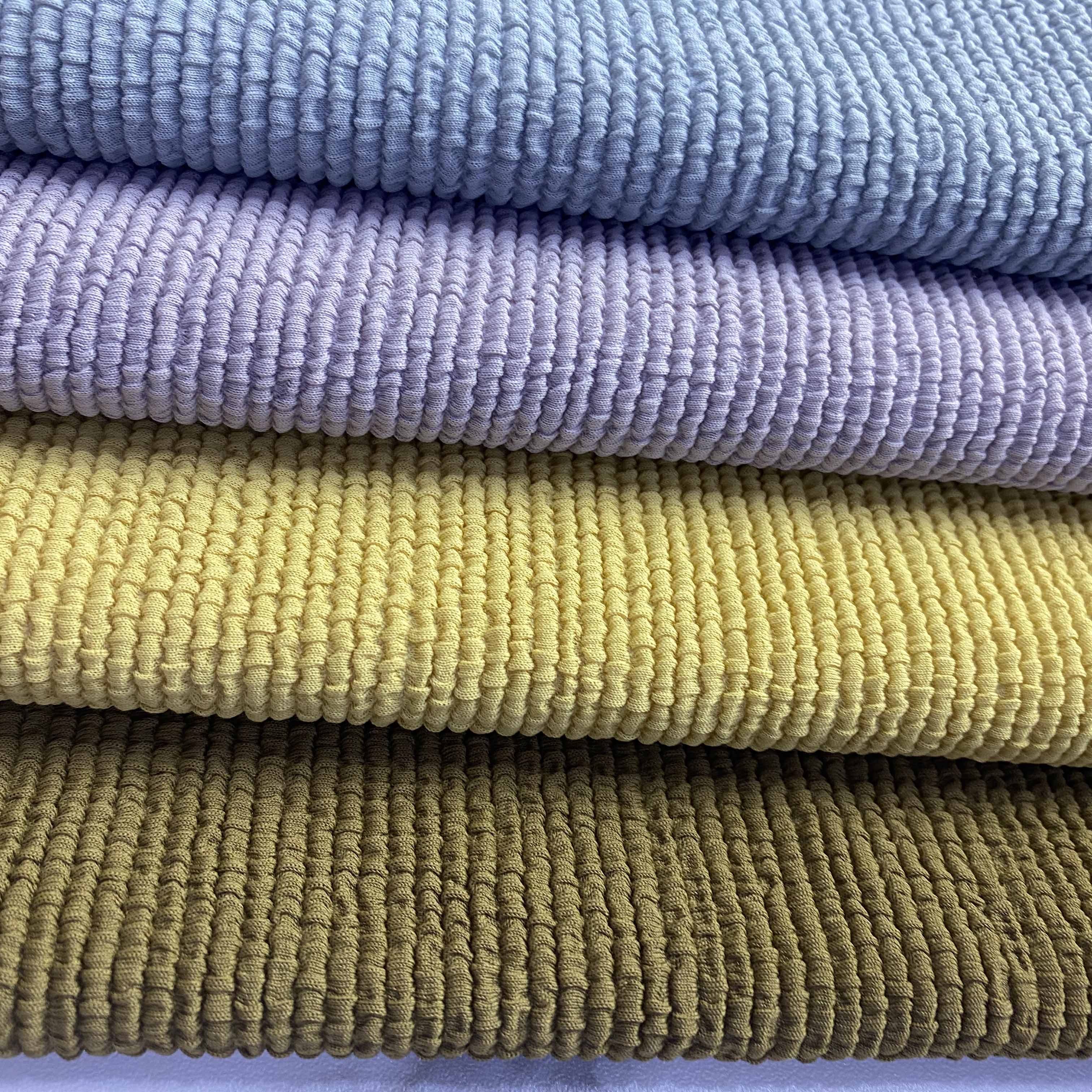 ☆韓国の人気☆【unfold】☆Seersucker padded ba.g☆ Soft Spandex 8 Polyamide 92 Crinkle Seersucker Fabric
