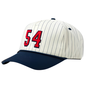 100% Cotton 5 Panel Baseball <b>Cap</b> Curved Brim Two-Tone Design Drawstring Back Custom Logo Embroidery OEM Manufacturer - Product Image 1