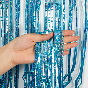 Tende in Seta Dorata di Alta Qualità <span class=keywords><strong>con</strong></span> Glitter Laser per Feste di Compleanno e Celebrazioni - Product Image 5