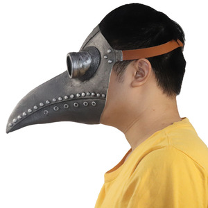 Masque steampunk Horrible masque de médecin oiseau steampunk Masque de <span class=keywords><strong>peste</strong></span> Bec long Cosplay Fête Costume d'Halloween - Product Image 1