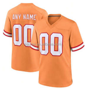 最佳质量定制你的号码你的名字你的标志加6XL尺寸缝制坦帕湾风格滑车斜纹美式足球服 - Product Image 5