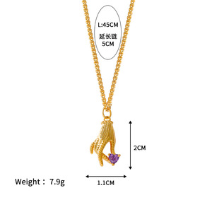 Collier gestuel best-seller pour femmes et hommes, bijoux en <span class=keywords><strong>langue</strong></span> des signes, cadeau, pendentif géométrique <span class=keywords><strong>signe</strong></span> de main « <span class=keywords><strong>Je</strong></span> <span class=keywords><strong>t</strong></span>'<span class=keywords><strong>aime</strong></span> » / Collier d'amour ASL - Product Image 5