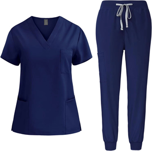 Unisex Medical Nursing Quick Drying Woven Polyester <b>Doctor</b> Nurses Scrub Surgical Uniform Stretchy Scrub <b>Set</b> - Product Image 5