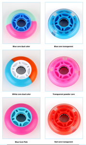 Ruedongle Roues de patins en ligne pour adultes et enfants, roues en PU détachables, haute élasticité, résistantes à l'usure, pour trottinette, <span class=keywords><strong>waveboard</strong></span>, tricycle, trotteur - Product Image 6