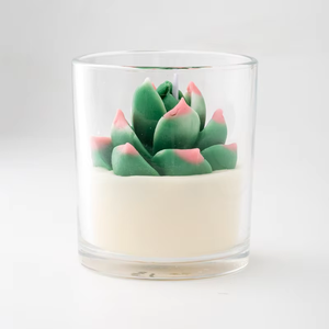 Ensemble de bougies artisanales au design original, en cire de soja, luxe, plantes succulentes, cadeaux, bougies parfumées - Product Image 5