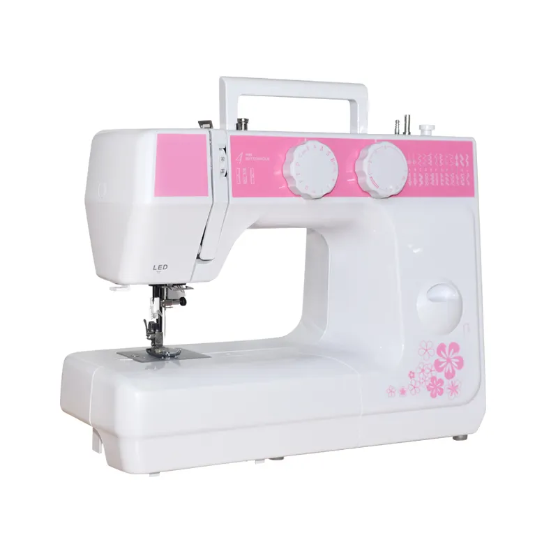 Wholesale low noise household basic sewing machine desktop mini multi-function with built-in LED lighting