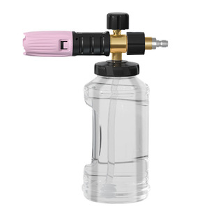 Stm High <b>Pressure</b> Foam <b>Sprayer</b> 1000ml Transparent Pa Bottle Manual Car Wash Water Gun Fan Shaped Spray - Product Image 3