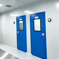 Portes coupe-feu en acier manuelles, design moderne, pour usage intérieur dans les immeubles de grande hauteur, y compris les centres commerciaux, les résidences, les hôpitaux, les écoles