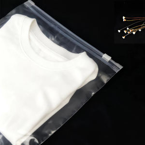 의류용 맞춤 제작 무광 프린트 지퍼락 폴리 불투명 플라스틱 포장 가방 - Product Image 6