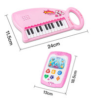 Piano Keyboard Alphabet Preschool Match Developmental Toy Musical Instrument English Learning Machine for Baby