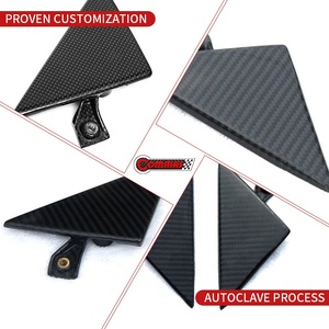 Decoración de Pilar A para Auto, Estilo OEM, en Fibra de Carbono Seca de Excelente Calidad, para Ferrari 458 - Product Image 3