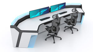 制御室コンソール監視コンソールヘビーデューティーコンソール制御デスク（産業用CCTV制御室向け）中国工場価格 - Product Image 5