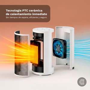 Stufa elettrica portatile 1800W 2 livelli di potenza per uso domestico e in ufficio - Product Image 6