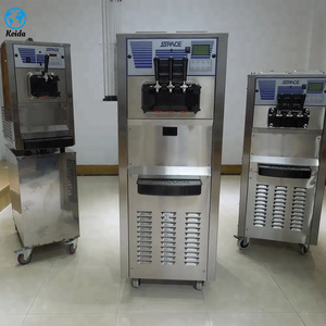 2024 Nieuwe Ruimte 3 Smaken Vloer Model Softijs Machine Luchtpomp Roerwerk - Product Image 6