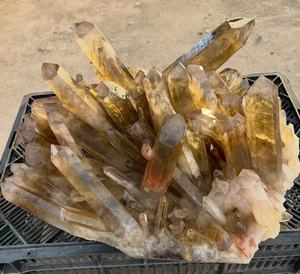 Cluster di Cristallo di <span class=keywords><strong>Quarzo</strong></span> Fumé Naturale di Alta Qualità, Pietra Grezza per Decorazione Casa - Product Image 2