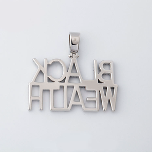 Collar con colgante de letra cursiva de moissanita de una sola fila, de plata de ley 925, con incrustaciones de circonitas, que pasa la prueba del diamante, para inicial o nombre - Product Image 6