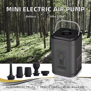 <span class=keywords><strong>Mini</strong></span> <span class=keywords><strong>pompe</strong></span> à air électrique portable pour le camping, la randonnée, batterie rechargeable, double fonction de gonflage et d'aspiration, construction en plastique - Product Image 3