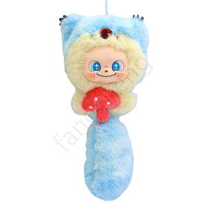 Mignon et adorable petit lapin en peluche porte-clés, jouet boîte mystère et cadeau capsule Gachapon pour machine à capsules, 100-120mm - Product Image 6