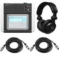 Console de mixage numérique Behringer X Air X18 18 canaux 12 bus avec casque TAPH100 et 2 câbles micro XLR de 25 pieds