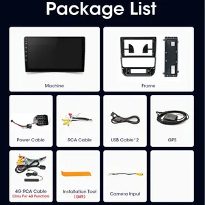 Autoradio Android 2 Din pour <span class=keywords><strong>Peugeot</strong></span> 406 1995-2005 Lecteur Multimédia Stéréo <span class=keywords><strong>Navigation</strong></span> GPS Carplay Auto Audio 4G WIFI Unité Principale - Product Image 6