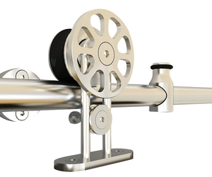 Roulettes amortisseurs robustes en acier inoxydable à fermeture douce, quincaillerie silencieuse pour porte de grange en <span class=keywords><strong>bois</strong></span> - Product Image 1