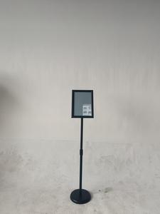 Espositore da Terra Regolabile con Base Rotonda A0 A1 A2 A3 A4 A5 A6 Porta Menu Supporto per Insegne - Product Image 4