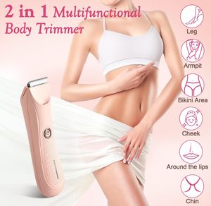 Afeitadoras Eléctricas Inalámbricas para Mujer, Recargables, Indoloras, Recortadora de Vello Corporal, Afeitadora Impermeable IPX7 para Cara/Axilas - Product Image 6