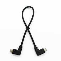 Cable de Extensión de Datos y Alimentación con Conector Micro USB Macho a Micro USB Macho Personalizado para Teléfonos Celulares, Tabletas y PC
