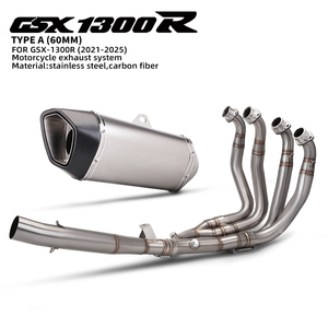 ท่อไอเสียแบบสลิปออนสำหรับ GSX-1300R <span class=keywords><strong>Gen3</strong></span> GSX1300R <span class=keywords><strong>Hayabusa</strong></span> 2021-2025 60มม. ทำจากสเตนเลสสตีล - Product Image 4