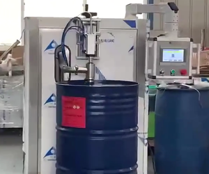 Semi auto 200L barril grande motor aceite coche lubricante Motor aceite neumático tambor pesaje máquina <span class=keywords><strong>de</strong></span> llenado - Product Image 4