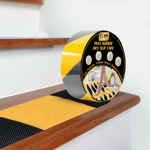 Cinta antideslizante de escalera de <span class=keywords><strong>goma</strong></span> PEVA transparente para peldaños de escaleras - Product Image 6