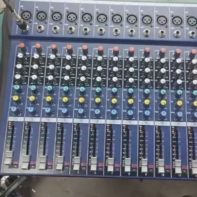 Mixer de áudio com 12 canais, mixer de áudio com efeitos profissionais usb/bt, ktv, melhor console de som dj