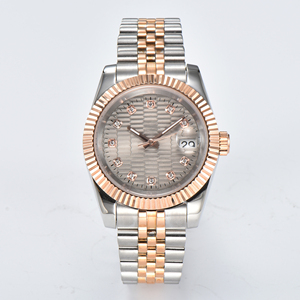 Men's NH35 Luxury Wristwatch 28.5mm Date Dial Automatic Mechanical Watch with Jubilee Stainless Steel Bracelet - Product Image 4