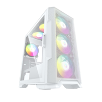 Casing komputer bermain game kaca antigores, casing PC Desktop Gamer mikro ATX dengan desain engsel