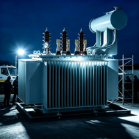 Transformateur de distribution triphasé immergé dans l'huile CE EAC ISO UL S11 250KVA 50/60Hz 6.3kV 10kV