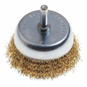 Industrial & DIY grado 50mm filo di acciaio spazzola a tazza con gambo 480.00 PG personalizzabile supporto OEM - Product Image 1