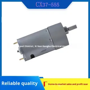 고토크 마이크로 <span class=keywords><strong>DC</strong></span> 속도 조절 모터 37-기어 박스 555/545 감소 모터 영구자석 브러시 정류 - Product Image 2