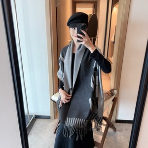 Factory Wholesale Luxury Women's Scarf <b>Shawl</b> <b>Wool</b> Knitwear Neck warmer Winter Warmth Catalog Designer Brand Scarf Women - Product Image 3