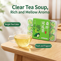 Sachets de thé composé de feuilles de mûrier givrées et de melon amer, en petits formats, pour marque privée OEM, vente en gros