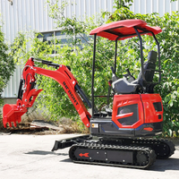 Excavator 2,5 Ton Mesin Kubota EPA, Mini Excavator 1 Ton 2 Ton, Excavator Kecil untuk Pekerjaan di Tanah, Dijual
