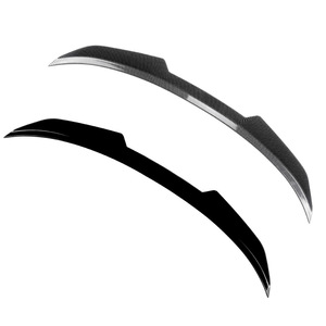 Bmw <b>Rear</b> <b>Spoiler</b> Wing Piano Black Carbon Fiber Texture Abs Material 2005-2012 E90 Psm Models - Product Image 2
