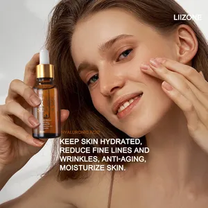 Private Label Skin Care Organic Hyaluronic Acid Vitamin C Serum Wholesale Anti Aging Moisturizing Facial Serum