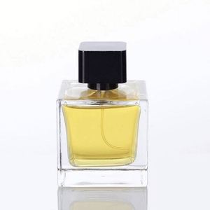 Botella de Perfume Cuadrada de Lujo Transparente Personalizada de Alta Calidad de 50ml 100ml con Tapa de Presión, Serigrafía y Color Personalizado Esmerilado - Product Image 4