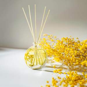 <span class=keywords><strong>Ambar</strong></span> Botanic Hierbas naturales Decoración del hogar <span class=keywords><strong>0</strong></span>% Infusión de alcohol Jazmín blanco Aceites esenciales Ambientador 2x75ml Paquete Velas frescas - Product Image 3