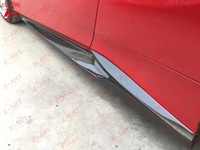 Z-ART 2015-2019 Trockene Kohlefaser-Seitenschweller für Ferrari 488 Kohlefaser-Prepreg-Seitenlippen-Spoiler für Ferrari 488 GTB Spyder